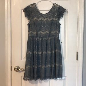 Lace skater dress